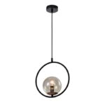 Светильник подвесной (подвес) Rivoli Misericordia 5147-201 1 х Е14 40 Вт черный/медь лофт - кантри потолочный купить оптом недорого