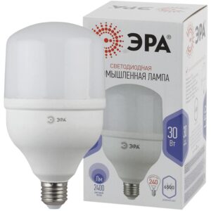 Лампа светодиодная ЭРА STD LED POWER T100-30W-6500-E27 E27 / Е27 30 Вт колокол холодный дневной свет купить оптом недорого