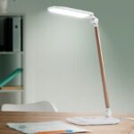 Настольный светильник ЭРА NLED-460-14W-W-G светодиодный с ночником на основании белый с золотом купить оптом недорого