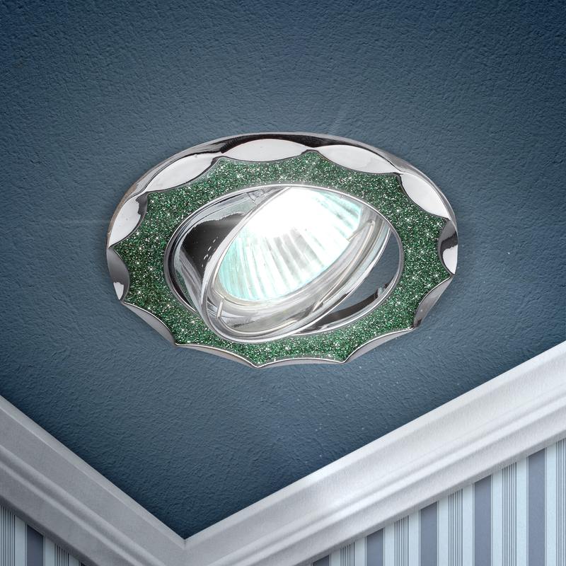 DK17 CH/SH GR Светильник ЭРА декор звезда со стеклянной крошкой MR16 DK17 CH/SH GR Светильник ЭРА декор звезда со стеклянной крошкой MR16