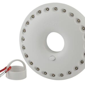 Фонарь кемпинговый светодиодный ЭРА K24 НЛО на батарейках с магнитом и карабином походный многофункциональный светильник купить оптом недорого