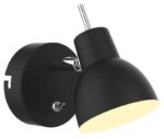 Светильник настенно-потолочный спот Rivoli Renata 6158-703 светодиодный BK LED 1 х 4 Вт 3200К поворотный с выключателем купить оптом недорого