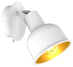 Светильник настенно-потолочный спот Rivoli Esmeree 7056-701 1 х Е14 40 Вт поворотный с выключателем купить оптом недорого