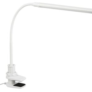 Настольный светильник ЭРА NLED-509-8W-W светодиодный на струбцине белый купить оптом недорого