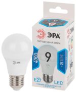Лампочка светодиодная ЭРА STD LED A60-9W-840-E27 E27 / Е27 9Вт груша нейтральный белый свет купить оптом недорого