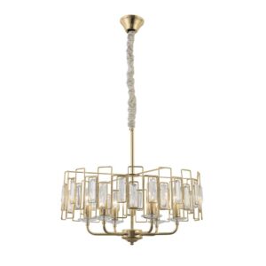 Люстра Rivoli Waltraud 1028-206 6 х Е14 40 Вт хрусталь классика купить оптом недорого