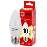 Лампочка светодиодная ЭРА RED LINE LED B35-10W-827-E27 R E27 / Е27 10 Вт свеча теплый белый свет купить оптом недорого