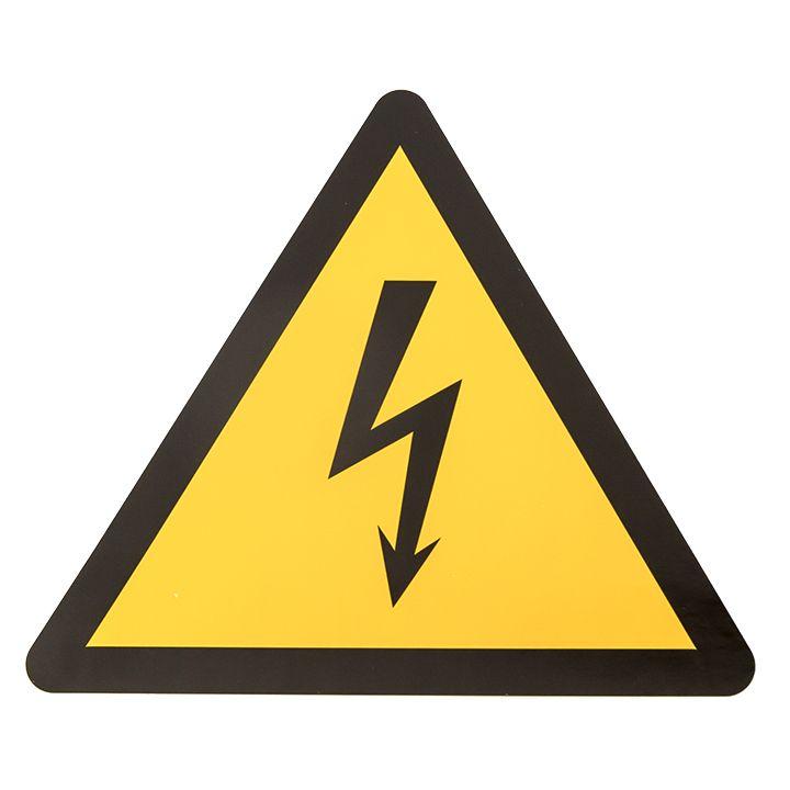 Знак "Молния" 100х100х100мм EKF an-1-01 купить оптом выгодно Знак "Молния" 100х100х100мм EKF an-1-01 оптом купить цена