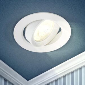 KL LED 22A-5 3K WH Светильник ЭРА светодиодный круглый поворотн. LED SMD 5W 3000K