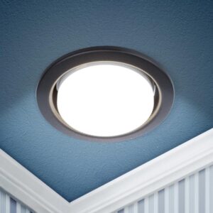 Встраиваемый светильник под лампу GX53 ЭРА KL35 SBK (к) черный матовый купить оптом недорого