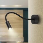 Светильник настенный ЭРА WL 33 BK 3Вт IP20 черный купить оптом недорого