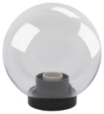 Садово-парковый светильник ЭРА НТУ 01-60-202 шар прозрачный на опору / кронштейн IP44 Е27 max60Вт d200mm купить оптом недорого