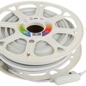 Светодиодная неоновая лента ЭРА N5050 72-IP67-220V-20m-RGB многоцветная купить оптом недорого