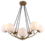 Люстра Rivoli Dina 4099-307 7 х Е14 40 Вт дизайн купить оптом недорого