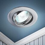 Встраиваемый светильник литой ЭРА KL1A SN/1 поворотный