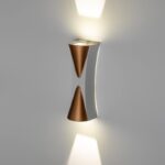 Декоративная подсветка ЭРА WL43 WH+GD светодиодная 6Вт 3500К белый/золото IP54 для интерьера