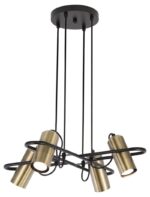 Светильник подвесной (подвес) Rivoli Elfriede 3101-304 4 * GU10 25 Вт модерн потолочный купить оптом недорого