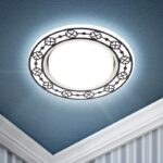 DK LD28 WH/WH Светильник ЭРА декор cо светодиодной подсветкой GX53