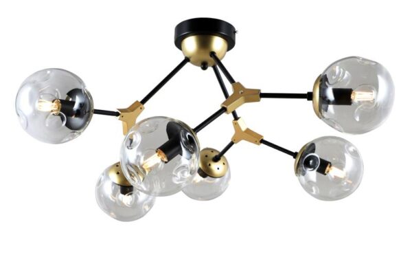 Люстра Rivoli Parte 5044-306 6 х Е14 40 Вт лофт - кантри оптом купить хорошая цена Люстра Rivoli Parte 5044-306 6 х Е14 40 Вт лофт - кантри купить оптом недорого