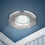 Встраиваемый светильник алюминиевый ЭРА KL34 AL/SL/1 MR16