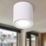 Светильник настенно-потолочный спот ЭРА OL47 WH MR16 GU10 IP20 белый купить оптом недорого