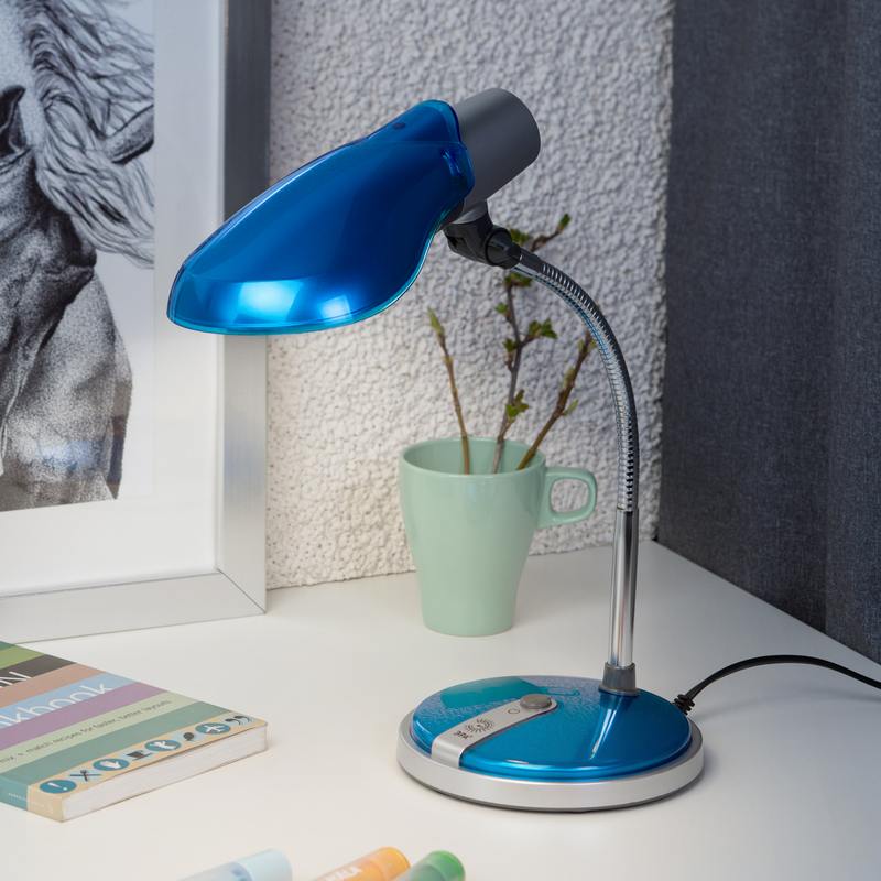 Настольный светильник ЭРА NE-301-E27-15W-BU синий оптом купить хорошая цена Настольный светильник ЭРА NE-301-E27-15W-BU синий купить оптом недорого