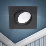 Встраиваемый светильник алюминиевый ЭРА KL87 BK MR16/GU5.3 черный купить оптом недорого
