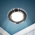 Встраиваемый светильник со светодиодной подсветкой ЭРА DK LD51 BK GX53 черный купить оптом недорого