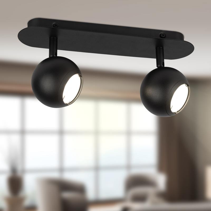 Светильник настенно-потолочный спот ЭРА OL36-2 BK MR16 GU10 IP20 черный оптом купить хорошая цена Светильник настенно-потолочный спот ЭРА OL36-2 BK MR16 GU10 IP20 черный купить оптом недорого