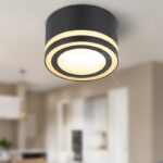 Светильник настенно-потолочный спот ЭРА OL51 BK GX53 IP20 черный купить оптом недорого