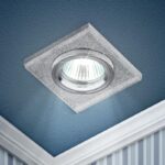 DK8 CH/SHSL Светильник ЭРА декор стекло квадрат MR16