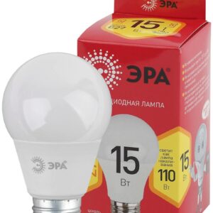 Лампочка светодиодная ЭРА RED LINE LED A60-15W-827-E27 R E27 / Е27 15 Вт груша теплый белый свет купить оптом недорого