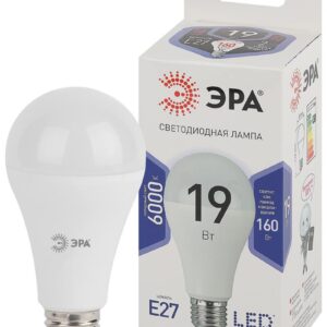 Лампочка светодиодная ЭРА STD LED A65-19W-860-E27 E27 / Е27 19Вт груша холодный дневной свет купить оптом недорого