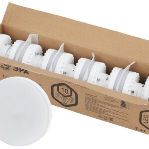 Лампочка светодиодная ЭРА RED LINE LED GX-10W-865-GX53 R (10-PACK) GX53 10Вт таблетка холодный дневной свет купить оптом недорого