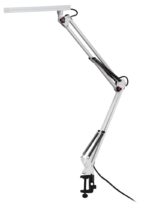 Настольный светильник ЭРА NLED-507-8W-W светодиодный на струбцине белый купить оптом недорого