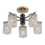 Люстра Rivoli Linda 9090-305 5 * Е27 40 Вт модерн купить оптом недорого