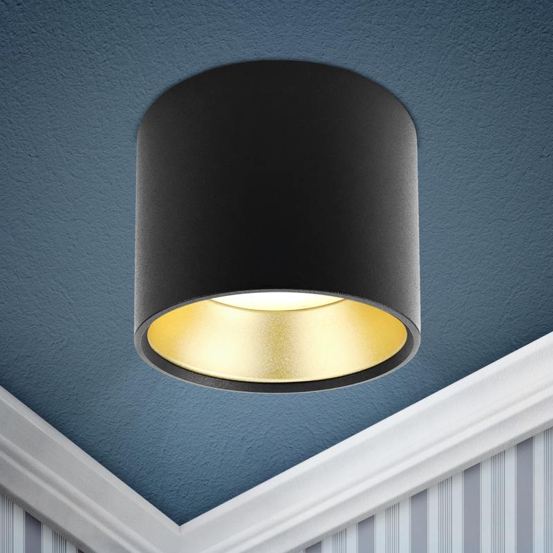 OL8 GX53 BK/GD Подсветка ЭРА Накладной под лампу Gx53 OL8 GX53 BK/GD Подсветка ЭРА Накладной под лампу Gx53