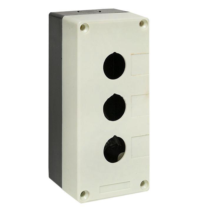 Корпус КП 103 3 кнопки белый EKF cpb-103-w купить оптом выгодно Корпус КП 103 3 кнопки белый EKF cpb-103-w оптом купить цена