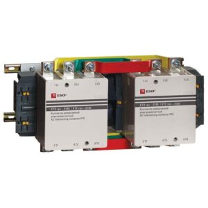 Контактор реверсивный КТЭ 185А кат. 230В AC 2НО EKF ctr-b-r-185 оптом купить цена