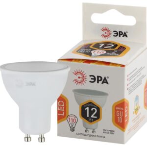 Лампочка светодиодная ЭРА STD LED MR16-12W-827-GU10 GU10 12Вт софит теплый белый свет купить оптом недорого