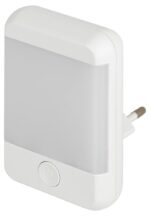 Ночник - светильник светодиодный ЭРА NN-624-SW-W в розетку с выключателем белый купить оптом недорого