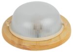Светильник ЭРА НБО 03-60-011 Кантри дерево/стекло IP54 E27 max 60Вт D220 круг клен купить оптом недорого
