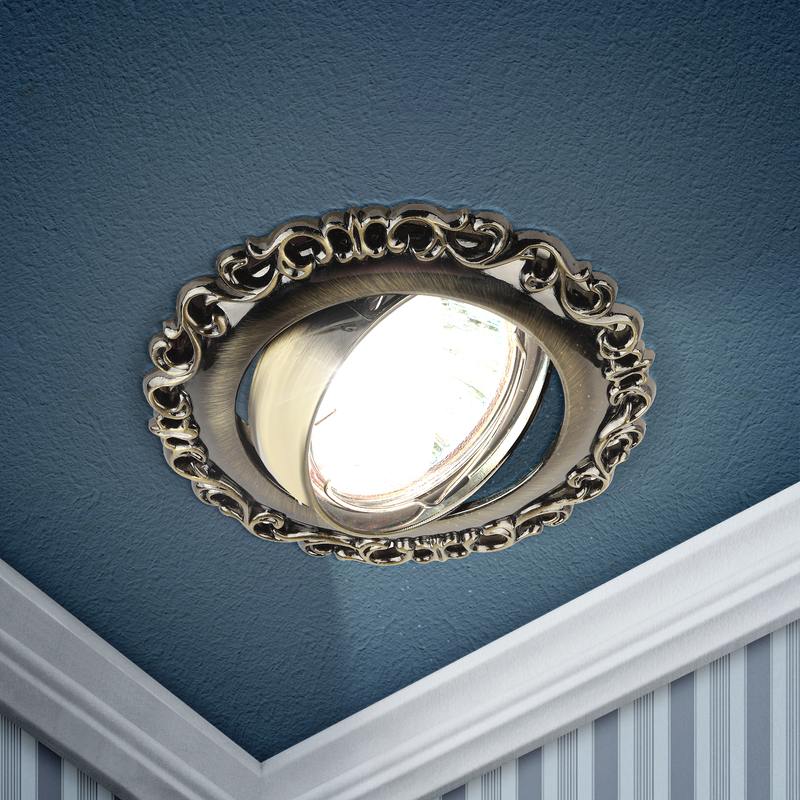 KL59 А SB Светильник ЭРА литой MR16 KL59 А SB Светильник ЭРА литой MR16