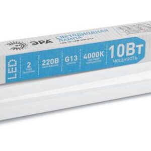 Лампа светодиодная ЭРА STD LED T8-10W-840-G13-600mm G13 поворотный 10Вт трубка стекло нейтральный белый свет купить оптом недорого
