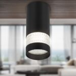 Светильник настенно-потолочный спот ЭРА OL41 BK/WH MR16 GU10 IP20 черный