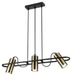 Светильник подвесной (подвес) Rivoli Elfriede 3101-203 3 * GU10 25 Вт модерн потолочный купить оптом недорого