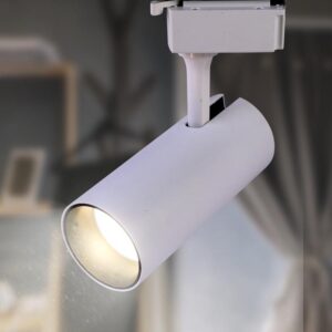 Трековый светильник однофазный ЭРА TR5-10 COB WH светодиодный 10Вт 4000К 700Лм белый купить оптом недорого