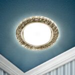 Встраиваемый светильник со светодиодной подсветкой ЭРА DK LD51 WH/BK GX53 белый черный купить оптом недорого