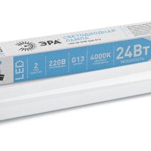 Лампа светодиодная ЭРА STD LED T8-24W-840-G13-1500mm G13 поворотный 24Вт трубка стекло нейтральный белый свет купить оптом недорого