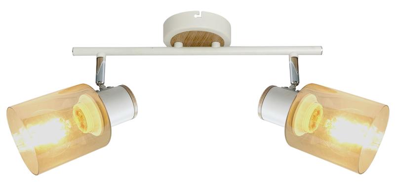 Светильник настенно-потолочный спот Rivoli Jamilly 7057-702 2 х Е27 40 Вт поворотный оптом купить хорошая цена Светильник настенно-потолочный спот Rivoli Jamilly 7057-702 2 х Е27 40 Вт поворотный купить оптом недорого